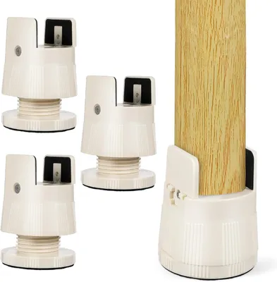 Obrázek produktu pro 4 nastavitelné nožičky o průměru 8 cm (3,15 palce), stabilizátory, ochrana podlahy, snadná montáž