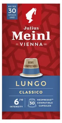 Produktbild von Julius Meinl Lungo Classico Kaffeekapseln für Nespresso®-Maschinen, 30 Stk.