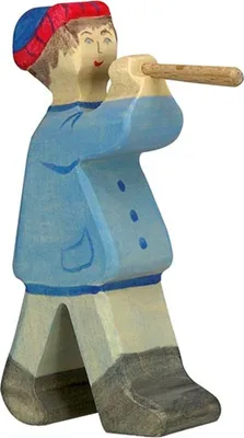 Image de Holztiger Berger avec flûte 2