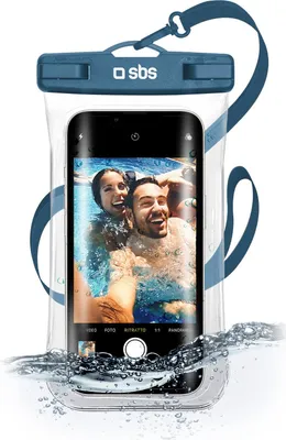 Produktbild von SBS Wasserdichtes Etui mit Selfie-Griff, universell für Smartphones bis zu 6,8 Zoll