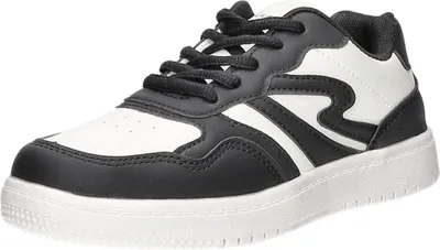 Produktbild von Sneakers Kinder-Jungen-Sneaker Schwarz-Weiß, Farbe:schwarz, EU Größe:39