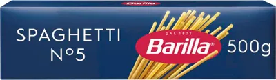 Produktbild von Barilla Pasta Nudeln Spaghetti n. 5, 8er Pack (8 x 500g)