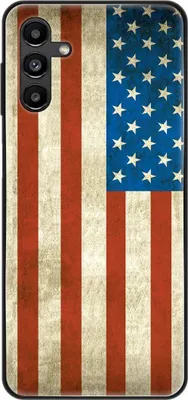 Produktbild von König Design Hülle kompatibel mit Samsung Galaxy A13 5G Kunststoff Soft Handyhülle - Handy Case USA Flagge