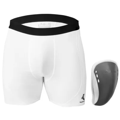 Zdjęcie produktu dla Spodenki sportowe Mueller z elastyczną wkładką ochronną (dla dorosłych)
