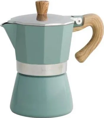 Immagine prodotto di Caffettiera naturalexpress tre tazze turchese alluminio