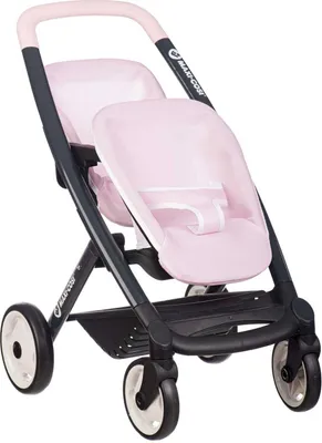 Produktbild von Smoby Puppenwagen Maxi-Cosi Duo Buggy - rosa für zwei Puppen