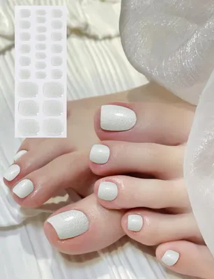 Produktbild von Zehen semi ausgehärtete Gel Nagelfolien, für Pediküre, wasserdicht