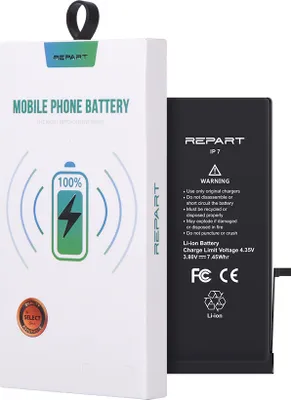 Zdjęcie produktu dla Akumulator Tradebit do Apple iPhone 7, 1960 mAh, akumulator do telefonu komórkowego, akumulator litowo-jonowy, akumulator zamienny, akumulator do smartfona, naprawa