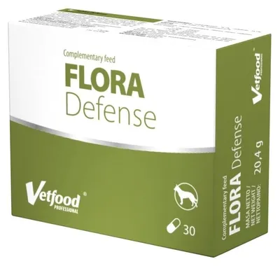 Immagine prodotto di VetFood Flora Defense paste probiotiche con 30 capsule