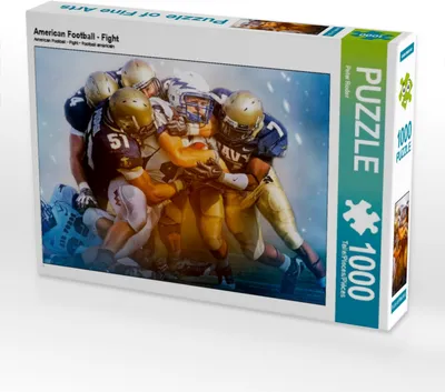 Produktbild von CALVENDO Puzzle American Football - Fight | 1000 Teile Lege-Größe 64x48cm Foto-Puzzle für glückliche Stunden
