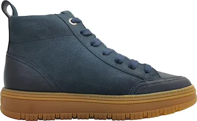 Imagen del producto de Botas y zapatos de mujer de la marca Paul Green, modelo botín, con cordones, color azul, para uso casual