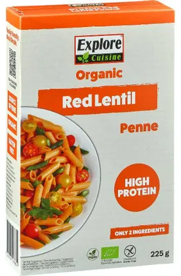 Produktbild von Explore Cuisine Rote Linsen Penne 225g