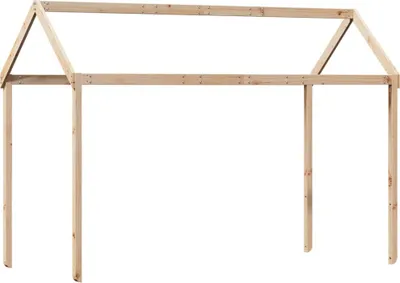 Produktbild von Dach für Kinderbett 217x85,5x154 cm Massivholz Kiefer