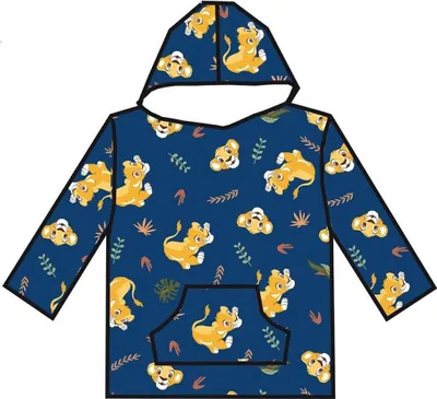 Obrázok produktu pre Disney Leví kráľ s kapucňou pončo 7 - 14 rokov Polyester