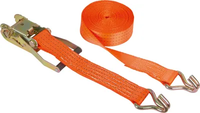 Obrázok produktu pre Uväzovací popruh Kerbl s račňou, oranžový 50 mm / 10 m; nosnosť 4000 kg