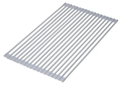 Zdjęcie produktu dla Emuca Ociekacz do naczyń, silikonowy i zwijany, Stal i Plastik, Szary