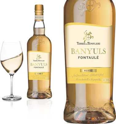 Produktbild von 6er Karton Banyuls Fontaulé demi-sec - Terres des Templiers - Weißwein