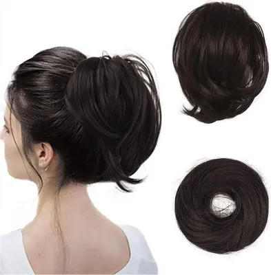 Produktbild von BARSDAR Haarteil Hair Extensions Pferdeschwanz-Verlängerung 20cm Dunkelbraun