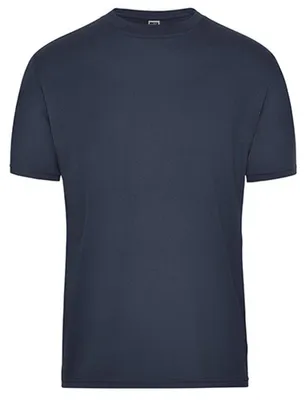 Produktbild von James and Nicholson - "Bio Workwear" T-Shirt für Herren LT5935 (4XL) (Marineblau)