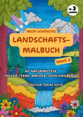 Produktbild von Mein schönstes Landschafts-Malbuch