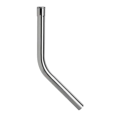Produktbild von tecuro 45° Spülrohrbogen Ø 28 mm für WC-Druckspüler - Messing verchromt