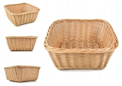 Produktbild von Weidenkorb Regalbox Aufbewahrungskorb Natürlich 30x30cm
