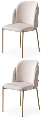 Produktbild von Stühle Stil modern weiß weich bequem praktisch Esszimmer