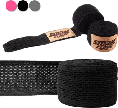 Produktbild von StormCloud Box-/MMA-Handbandagen HW MESH Schwarz 2,5 m