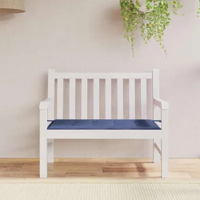 Produktbild von vidaXL Gartenbank-Auflage Marineblau 120x50x4 cm Oxford-Gewebe
