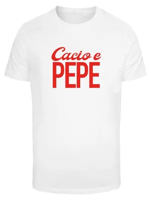 Obrázek produktu pro Mister Tee – pánské tričko „Cacio Pepe“ TN2140 (XS) (bílé)