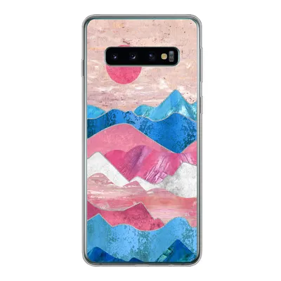 Produktbild von MuchoWow® Handyhülle Schutzhülle Hülle für Samsung Galaxy S10 Stolz - Transgender - Marmor Silikon Softcase Handy Hülle - Handytasche