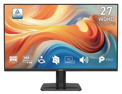 Obrázek produktu pro MSI Pro MP275Q E14, 68,6 cm (27"), 2560 x 1440 px, Wide Quad HD, LED, 4 ms, Černá