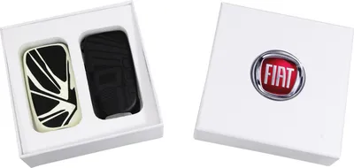 Immagine prodotto di Set copritasti Fiat nero bianco fluorescente con motivo 50927703