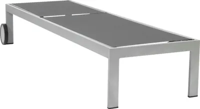 Obrázek produktu pro Zahradní lehátko RIMINI 56808, 198 x 60 x 35 cm, šedé