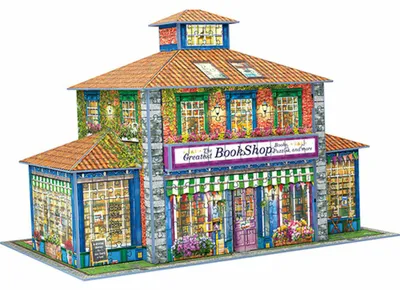 Image de puzzle 3D - Librairie