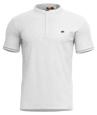 Produktbild von Pentagon T-Shirt mit Knöpfen Levantes Henley, weiß