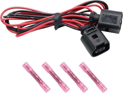 Productafbeelding van Set van 2 kabelboomconnectoren, 2-polig, voor temperatuursensoren, compatibel met Audi
