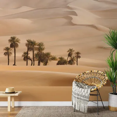 Produktbild von A.S. Création Vlies Fototapete Palmen Dune DD119038 Landschaft Braun Designwalls