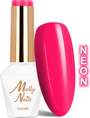 Obrázek produktu pro Molly Nails Inspired by you Temptress Neon HEMA/Di-HEMA-freier Hybrid-Nagellack, 8 g, č. 52