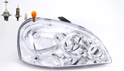 Produktbild von Scheinwerfer passend für Chevrolet Nubira 03/2005- Rechts + Leuchtmittel 96458810 Johns