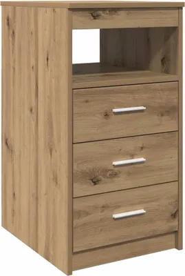 Image de vidaXL Armoire à tiroirs Artisan-Chêne 40x50x76 cm Bois composite