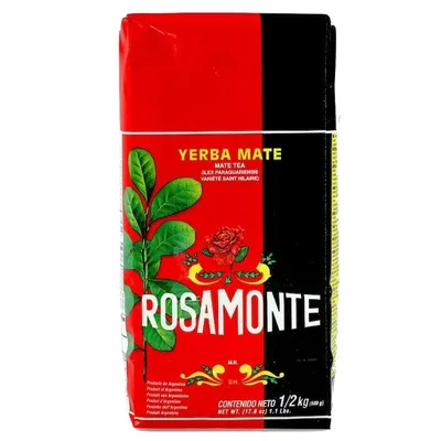 Obrázek produktu pro Rosamonte Mate Tea Tradicional 500g - Detoxikační a energetický nápoj