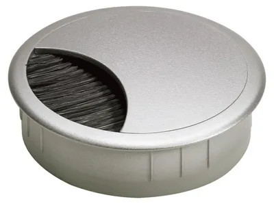 Produktbild von Hettich Kabeldurchlass, ø 60 mm, Aluminium Optik