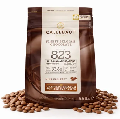 Produktbild von Callebaut  823 Kuvertüre Callets Milchschokolade - 1000g - 1000g