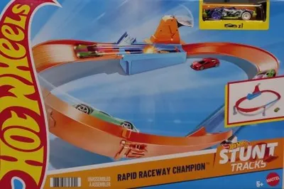 Obrázok produktu pre Hot Wheels Action GJM75, Súprava vozidla a dráhy, 5 rok / roky, Plast, Modrá, Oranžová