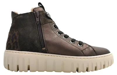 Imagen del producto de Waldläufer H-Livia: Botas de cordones para mujer, color marrón, estilo casual
