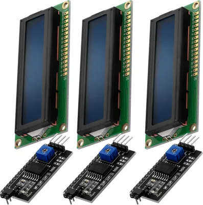 Immagine prodotto di AZ-Delivery Display HD44780 1602 Modulo display LCD Bundle con interfaccia I2C 2x16 caratteri compatibile con Arduino e Raspberry Pi, set da 3 pezzi