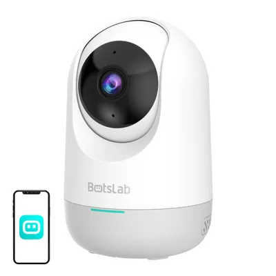 Zdjęcie produktu dla Home Security Camera Botslab 2E C212, Wi-Fi, 2K, Indoor, White
