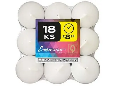 Obrázek produktu pro Čajové svíčky 18ks - 8 hod.