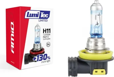 Obrázek produktu pro Halogenová žárovka AMiO H11 12V 55W LumiTec LIMITED +130%